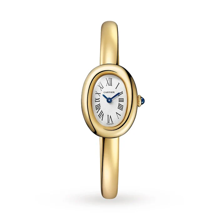 Cartier Baignoire De Cartier Watch, Mini Model, Quartz Movement, Yellow Gold Luxury Watch WGBA0044
