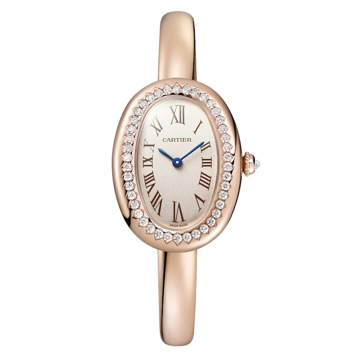 Cartier Baignoire De Cartier Watch, Small Model, Size 15, Quartz Movement, Rose Gold Case WJBA0041