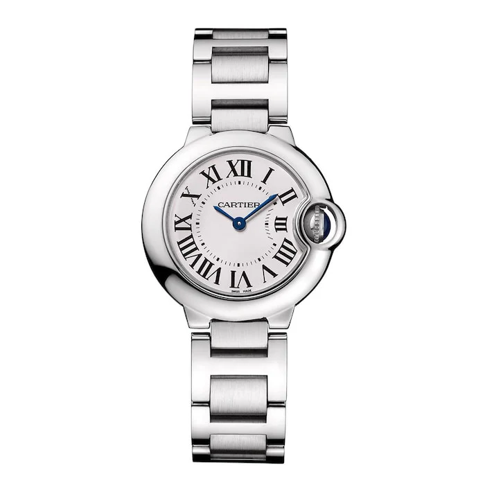 Cartier Ballon Bleu de Cartier Watch, 28mm, quartz movement, steel case Luxury Watch Swiss Made WSBB0067