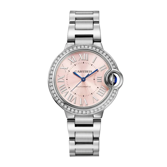 Cartier Ballon Bleu De Cartier Watch, 33mm, Automatic Winding, Steel Case Luxury Watch Swiss Made W4BB0037