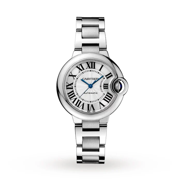 Cartier Ballon Bleu De Cartier Watch, 33mm, Mechanical Movement With Automatic Winding, Steel  WSBB0044