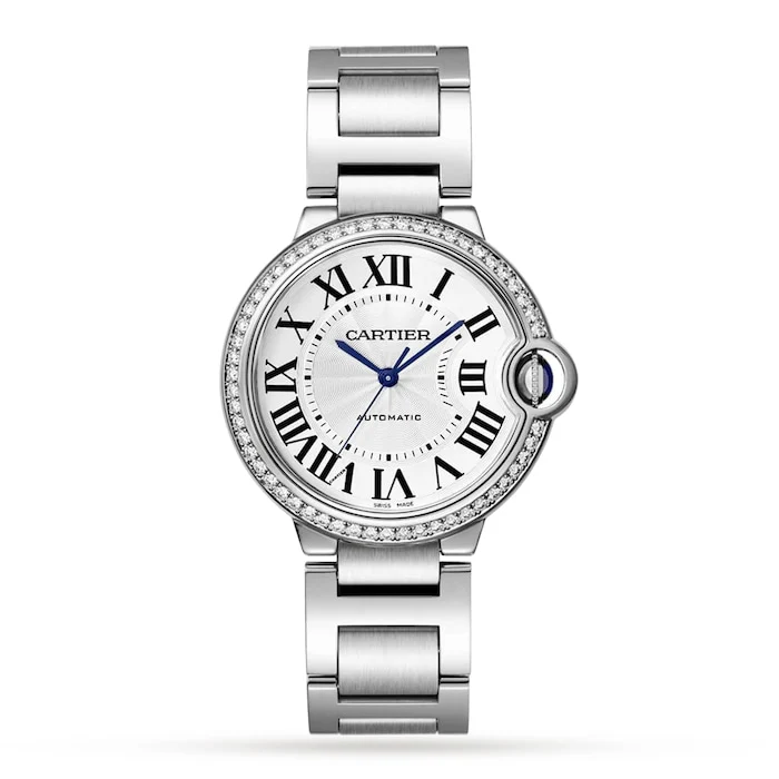 Cartier Ballon Bleu De Cartier Watch, 36mm, Mechanical Movement With Automatic Winding, Steel W4BB0024