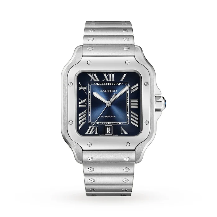 Cartier Elegance Automatic 40mm Men’s Watch with Blue Material Dial, 100m Water Resistant / WSSA0071