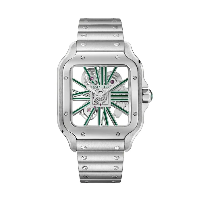Cartier Elegance Mechanical 40mm Men’s Watch with Skeleton Material Dial, 100m Water Resistant / WHSA0028