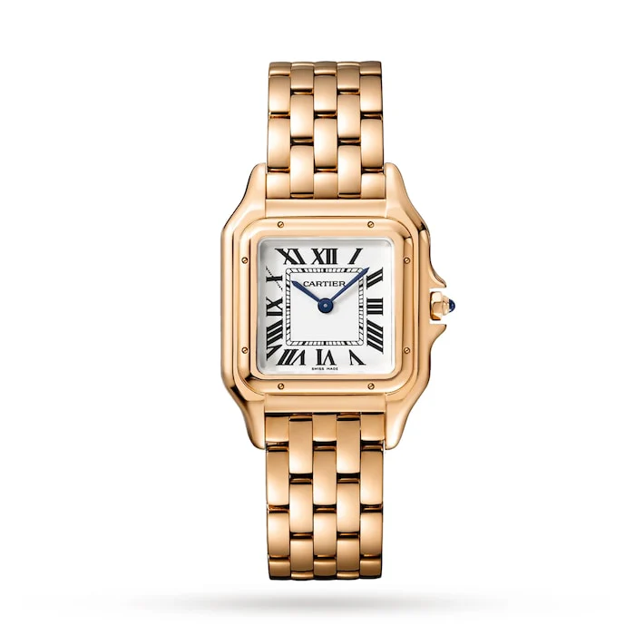 Cartier PanthÃ¨re De Cartier Watch Medium Model, Quartz Movement, Rose Gold Luxury Watch Swiss Made  WGPN0007