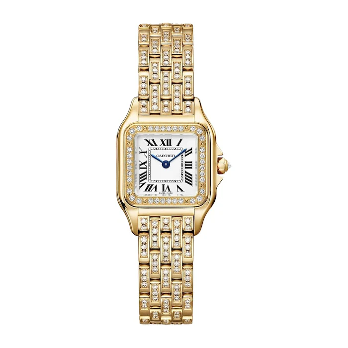 Cartier Panthere de Cartier watch, small model, quartz movement, Yellow gold Luxury Watch WJPN0059