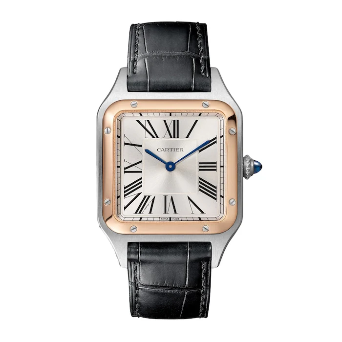 Cartier Quartz 31mm Men’s Watch with Silver Material Dial, Gold Case, 30m Water Resistant / W2SA0011