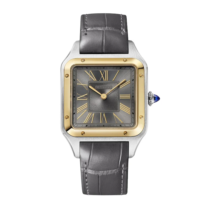 Cartier Santos-Dumont Watch, Large Model, Yellow Gold, High Autonomy Quartz Luxury Watch Swiss Made W2SA0028