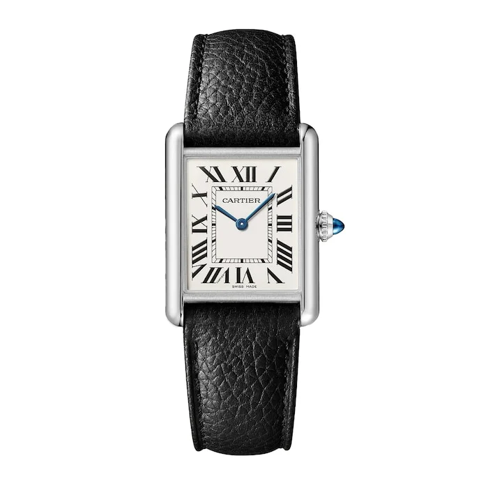 Cartier Tank Must watch, large model, High Autonomy quartz movement. Steel case Luxury Watch WSTA0136