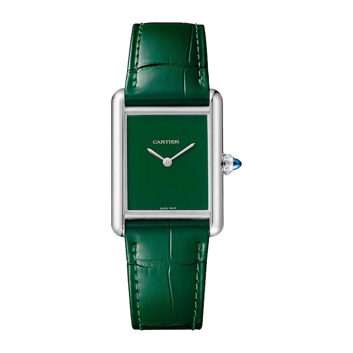 Cartier Tank Must Watch, Large Model, Quartz Movement, Steel Case Luxury Watch Swiss Made  WSTA0115