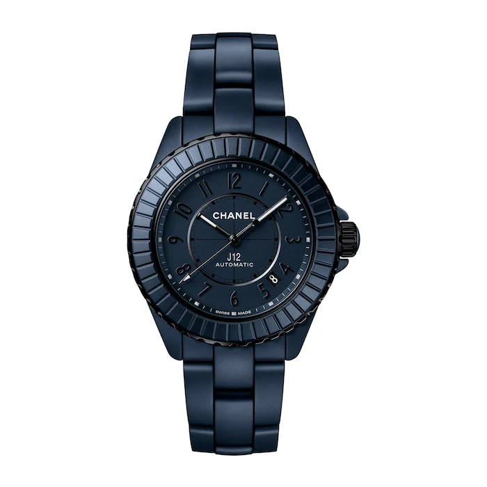 Chanel J12 BLEU WATCH CALIBRE 12.1, 38 MM Luxury Watch Swiss Made High Precision Movement Sapphire Crystal  H9632