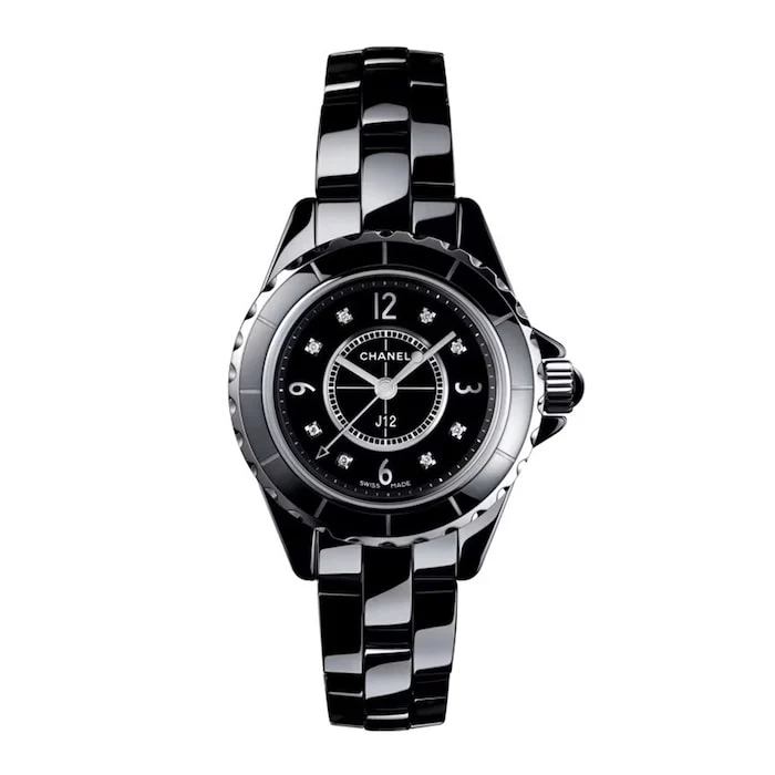 Chanel J12 WATCH, 29 MM Luxury Watch Swiss Made High Precision Movement Sapphire Crystal Stainless Steel Case H2569