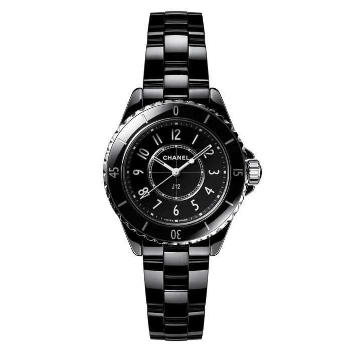 CHANEL J12 WATCH, 33 MM Luxury Watch Swiss Made High Precision Movement Sapphire Crystal Stainless Steel Case  H5695