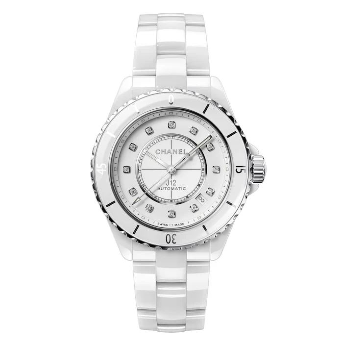 CHANEL J12 WATCH CALIBRE 12.1, 38 MM Luxury Watch Swiss Made High Precision Movement Sapphire Crystal  H5705