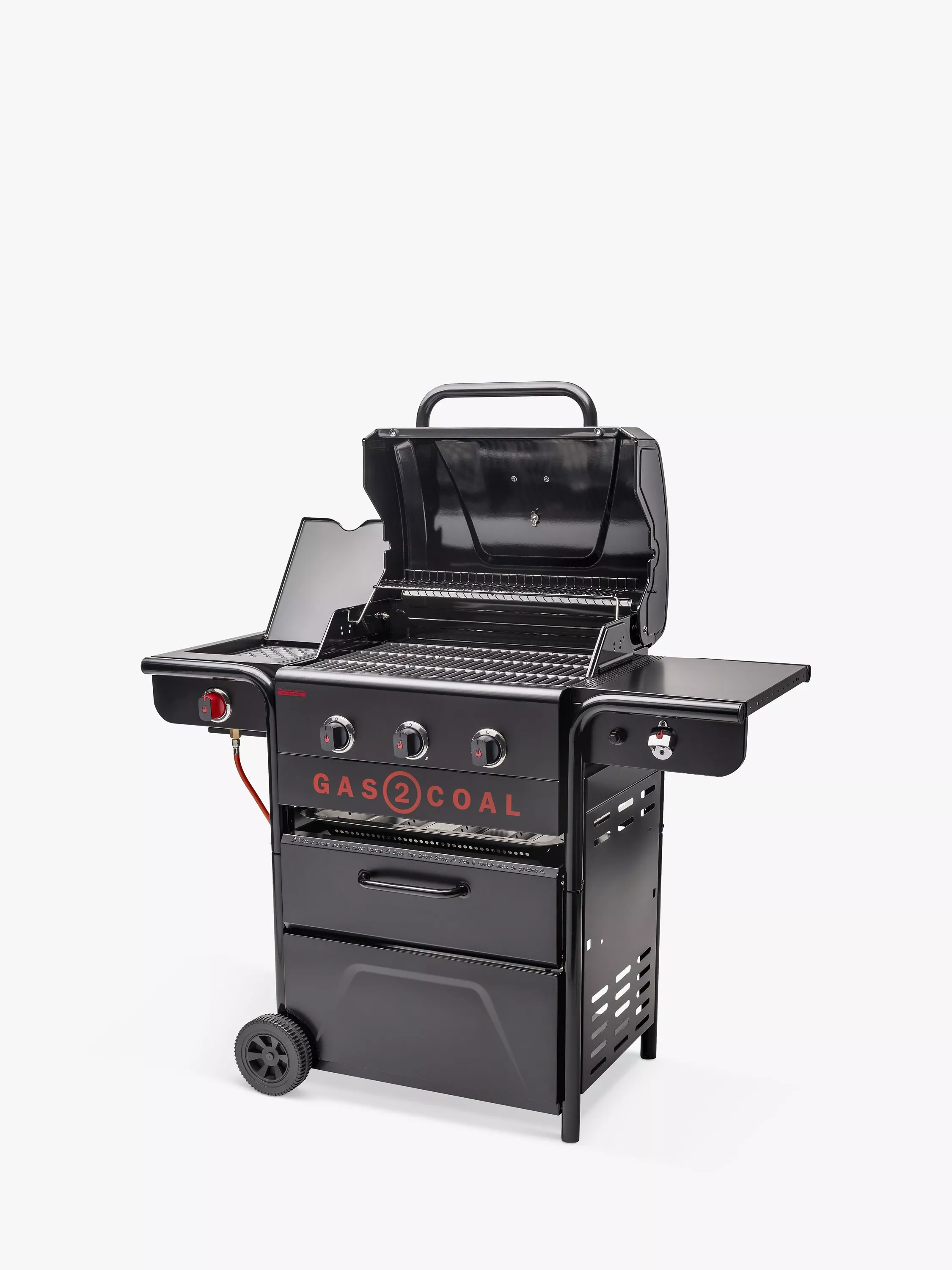 Char-Broil Gas2Coal Special Edition 3-Burner Gas & Charcoal Hybrid BBQ - Image 3