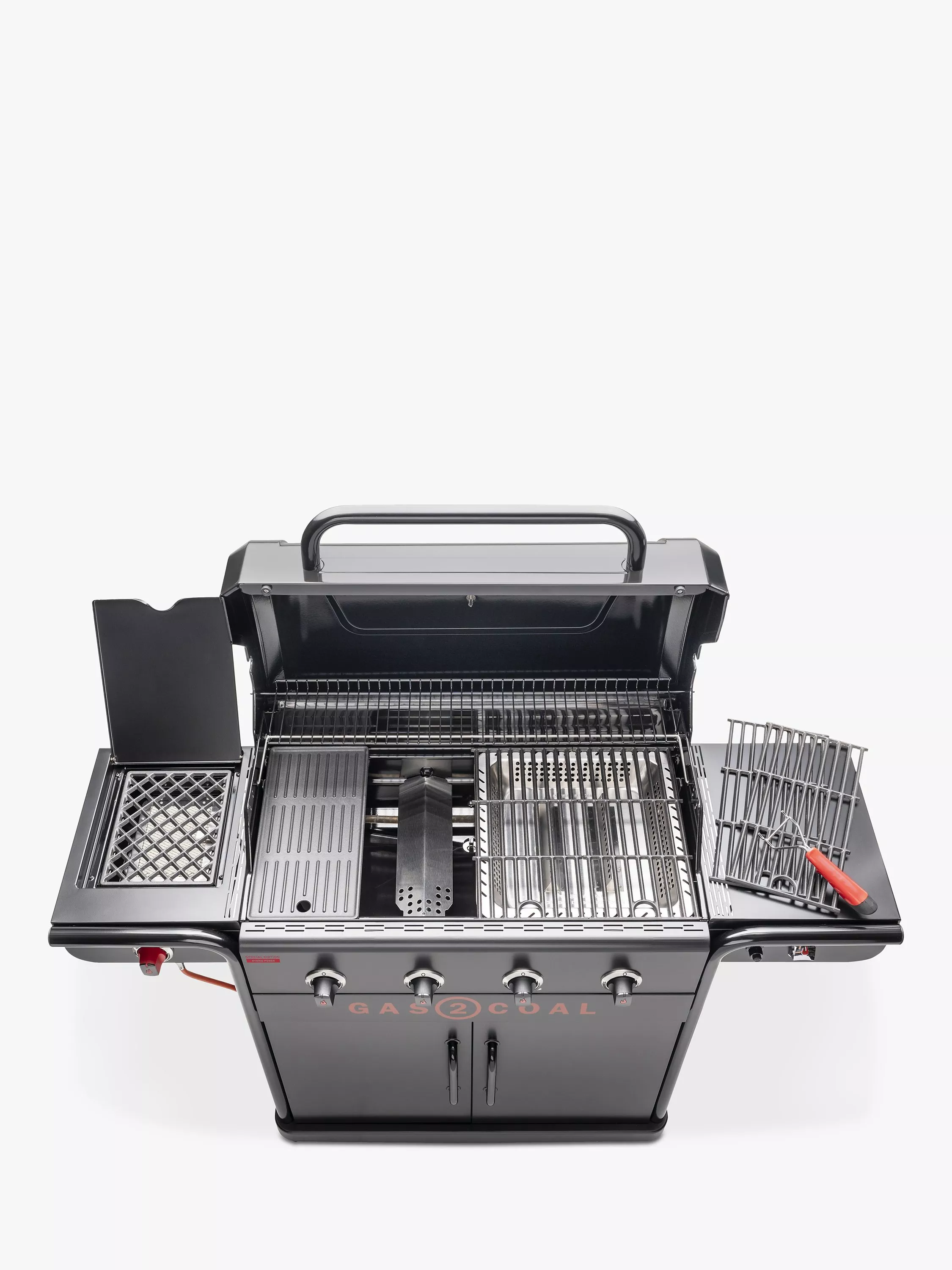 Char-Broil Gas2Coal Special Edition 4-Burner Gas & Charcoal Hybrid BBQ - Image 2
