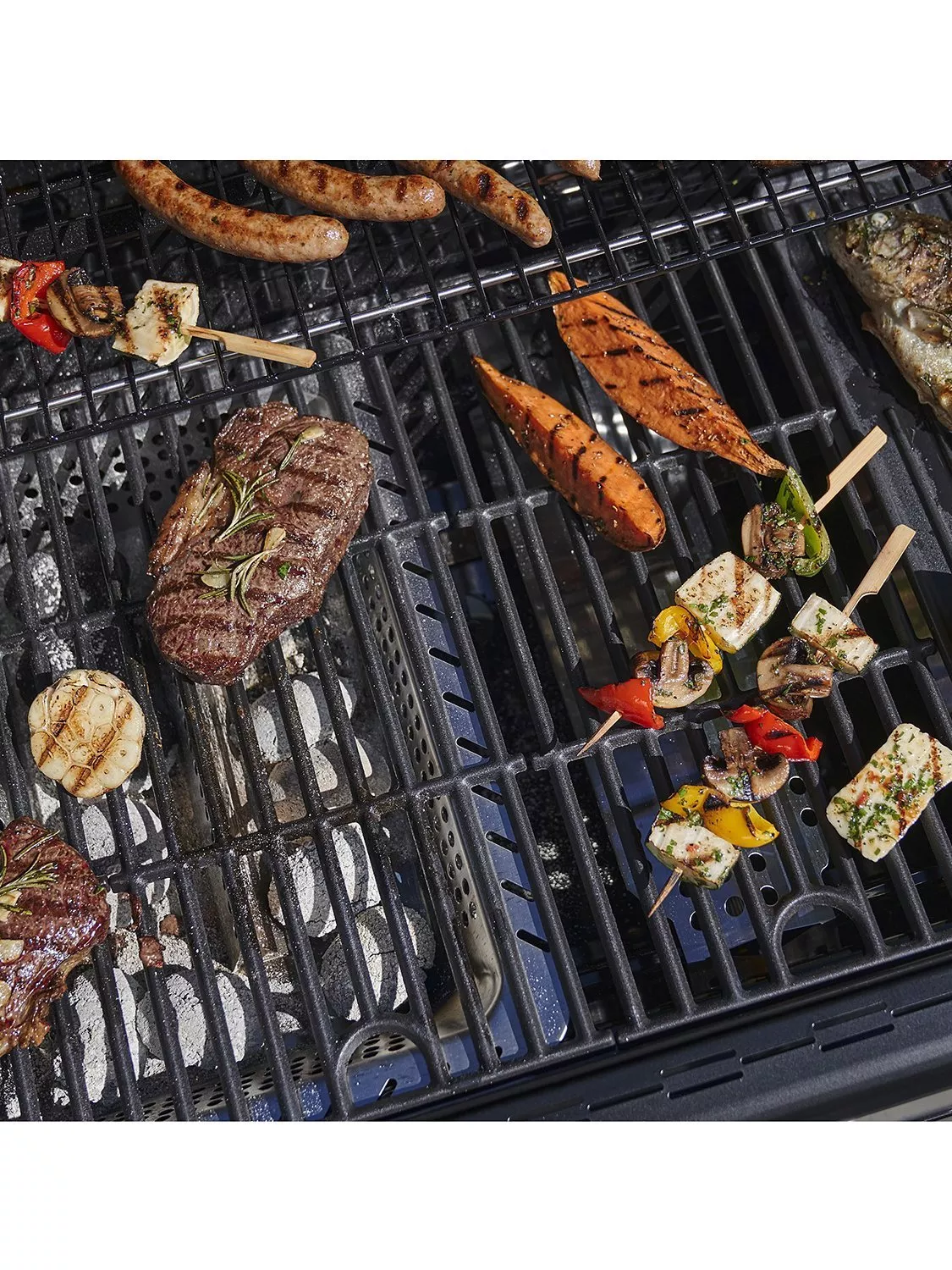 Char-Broil Gas2Coal Special Edition 4-Burner Gas & Charcoal Hybrid BBQ - Image 6
