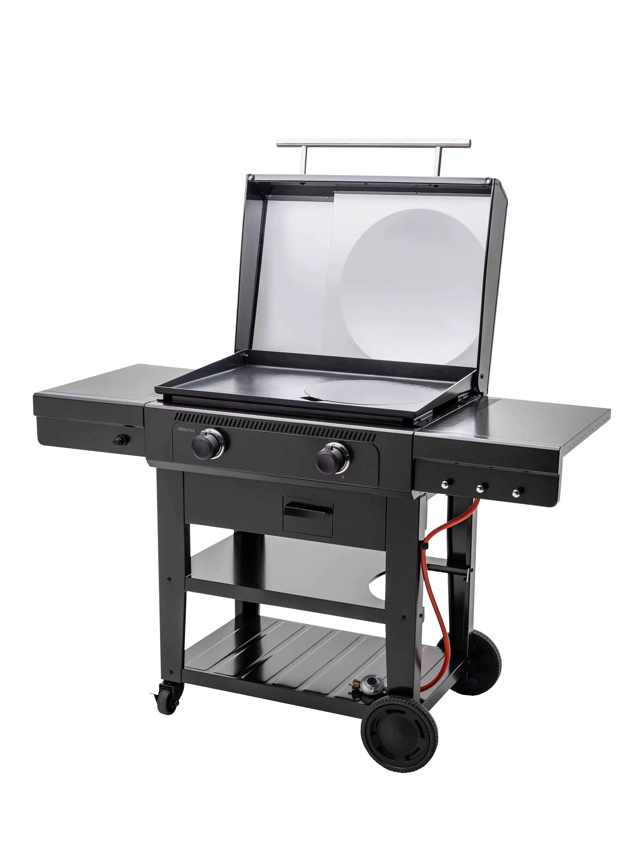 Char-Broil Versa-Tile 2-Burner Gas BBQ with Griddle & Pizza Oven - Image 5