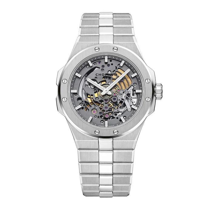 Chopard Automatic 41mm Men’s Watch with Grey Material Dial, Titanium Case / 298630-3001
