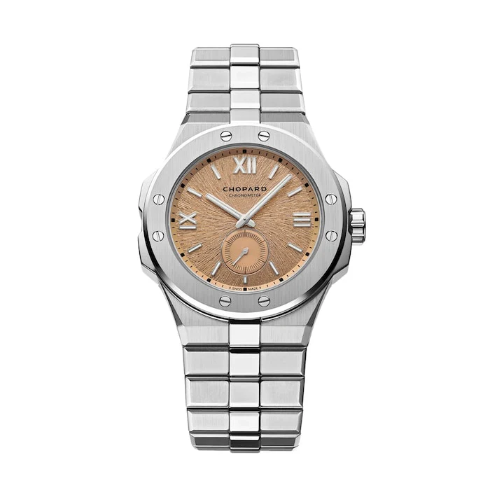 Chopard Automatic 41mm Men’s Watch with Pink Material Dial, Stainless Steel Case & Bracelet, 100m Water Resistant / 298623-3001