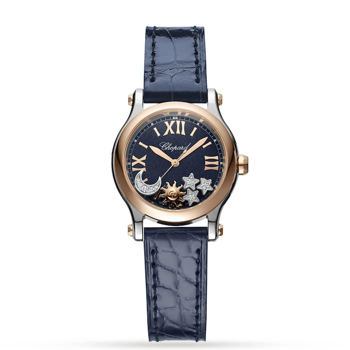 Chopard Happy Sport Sun, Moon and Stars 30mm Luxury Watch Luxury Watch Swiss Made High Precision Movement 278573-6027