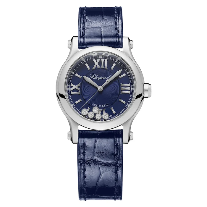Chopard Sport Automatic 30mm Men’s Watch with Blue Material Dial, Stainless Steel Case, 30m Water Resistant / 278573-3016