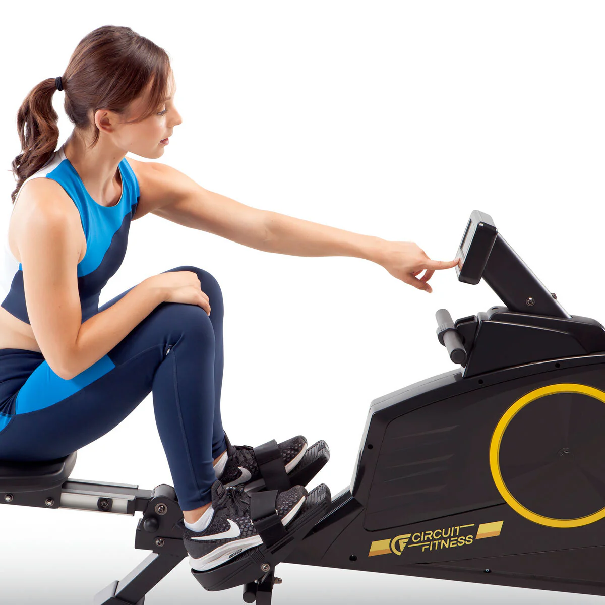 Circuit Fitness 986RW Deluxe Magnetic Folding Rowing Machine - Image 2