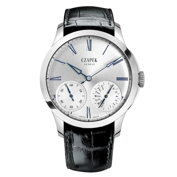 Czapek Automatic 32mm Men’s Watch with White Material Dial, Stainless Steel Case, 50m Water Resistant / QdB 25 bis
