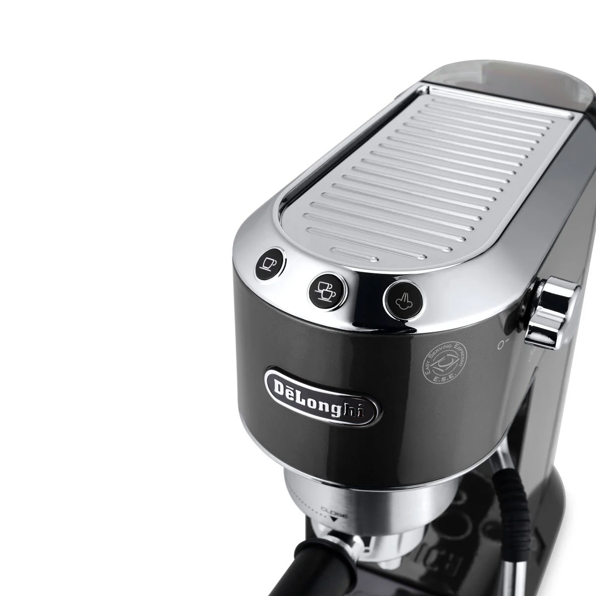 De'Longhi Dedica Arte Pump Espresso Coffee Machine in Grey, EC885.GY - Image 4
