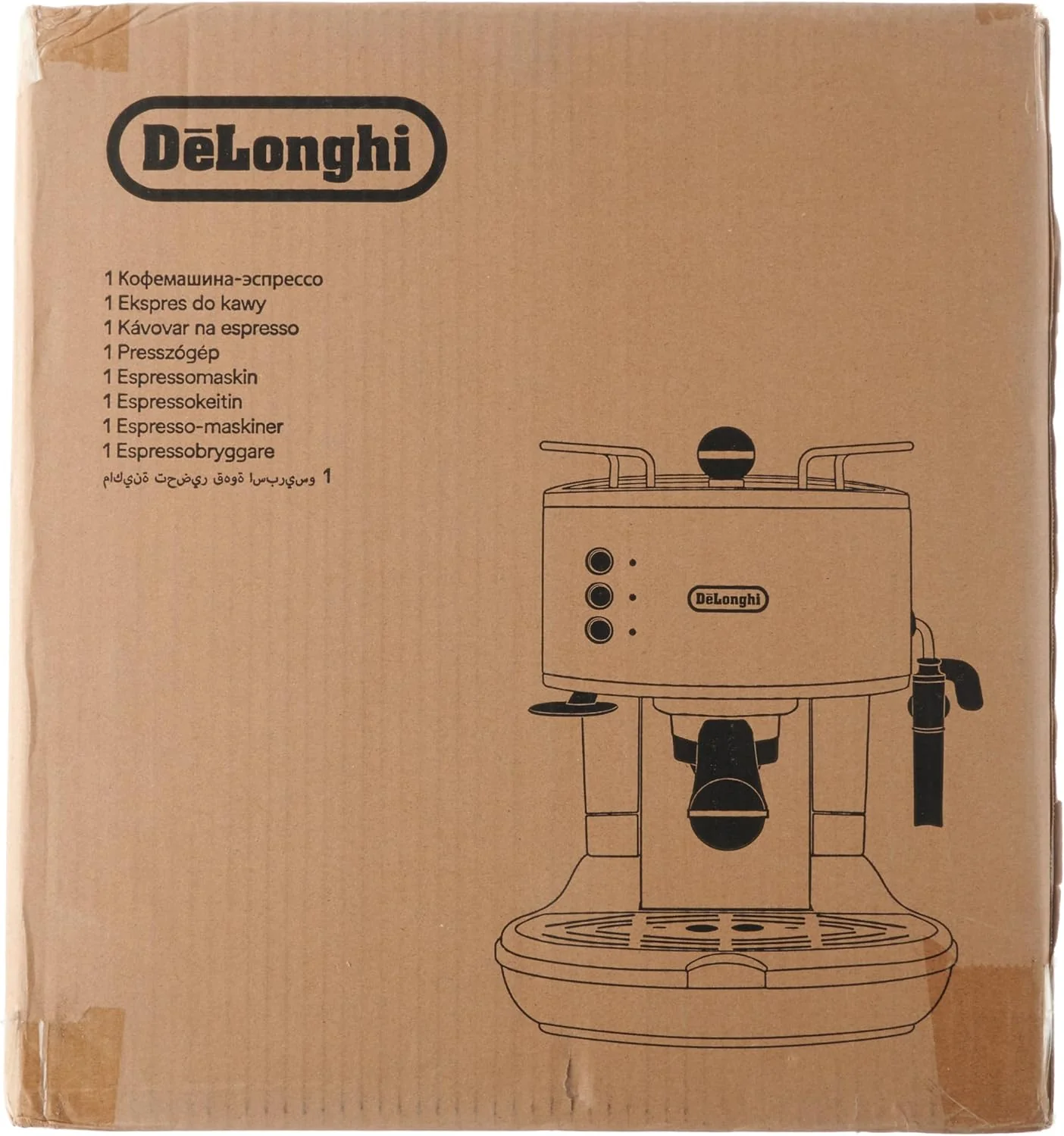De'Longhi Vintage Icona Traditional Barista Pump Espresso Machine, Coffee and Cappuccino Maker, ECOV311BG, 1.4 liters, Cream - Image 8