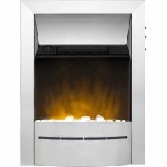 Dimplex Savena Optiflame Electric Inset Fire - Brushed Chrome - SAVE20CH