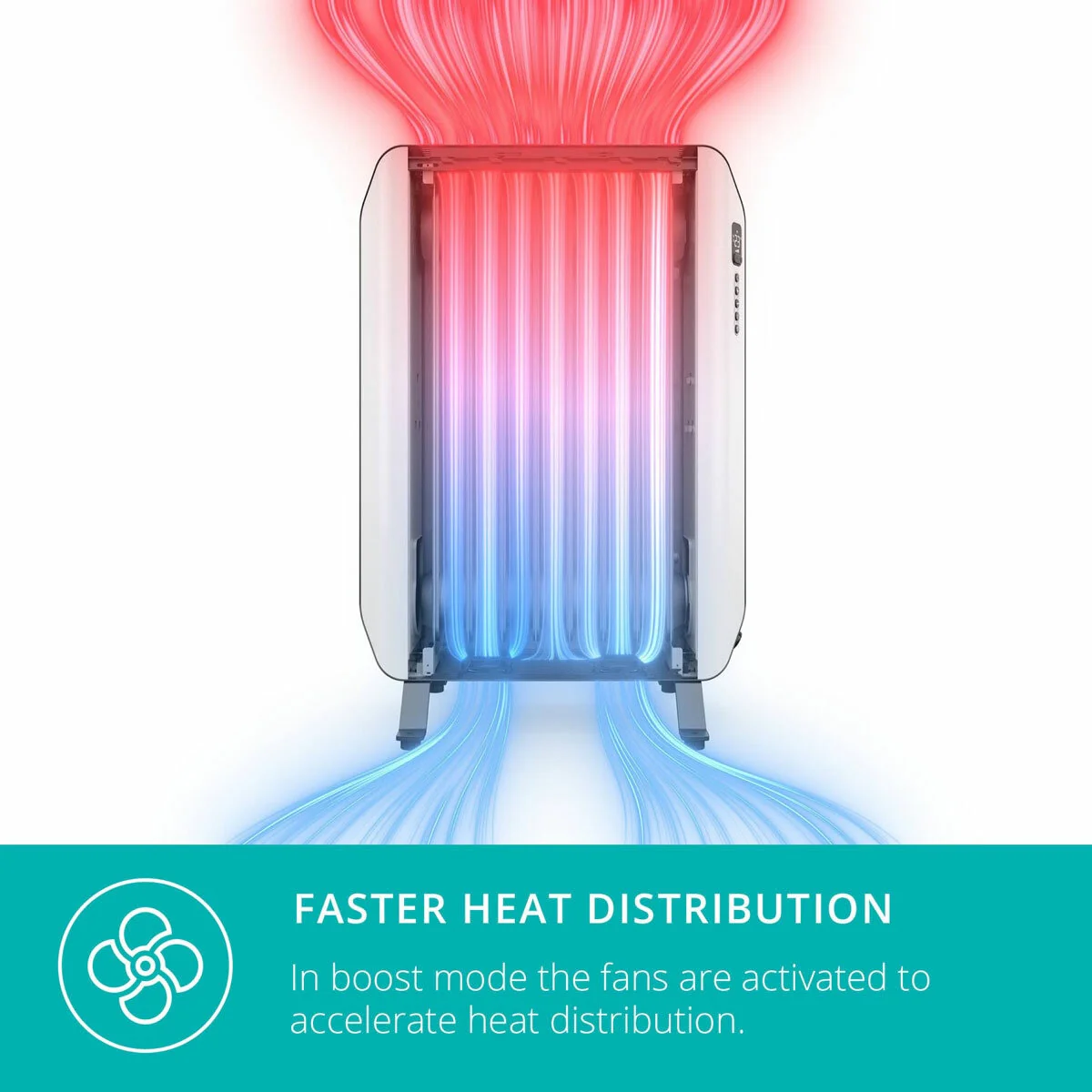 Duux Edge Oil Filled Radiator 2000W, DXOH20UK - Image 4