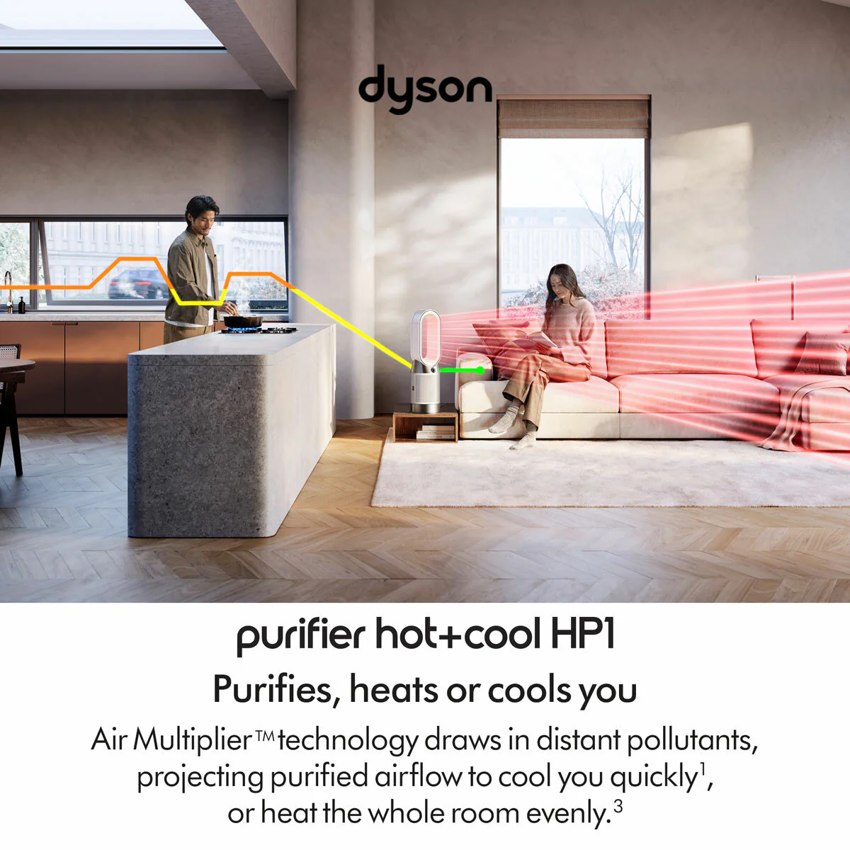 Dyson HP1 Air Purifier Hot+Cool, 544837-01 - Image 2