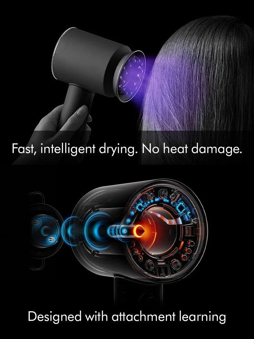 Dyson Supersonic Nural™ Straight+Wavy Hair Dryer with Presentation Case, Amber Silk - Image 3