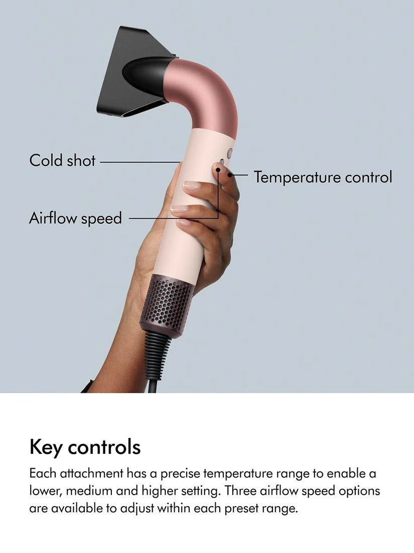 Dyson Supersonic r™ Curly+Coily Hair Dryer, Ceramic Pink - Image 3