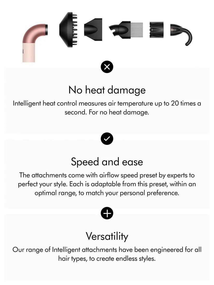 Dyson Supersonic r™ Curly+Coily Hair Dryer, Ceramic Pink - Image 5