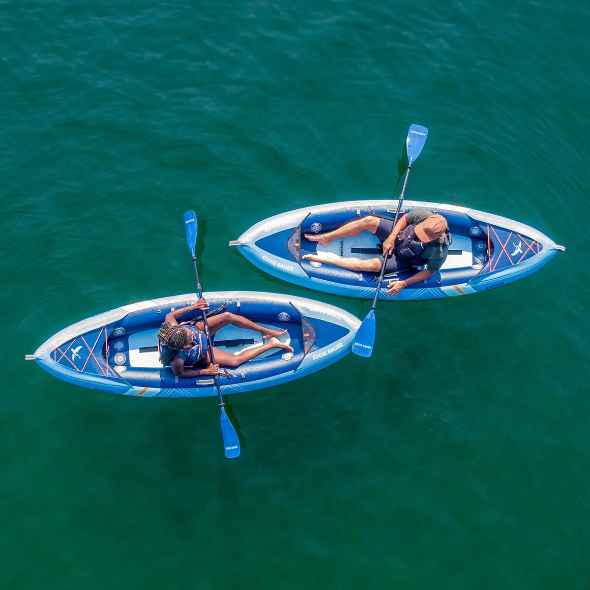 Eddie Bauer 10ft (3.3m) Super Inflatable Sit In Kayak - Image 3