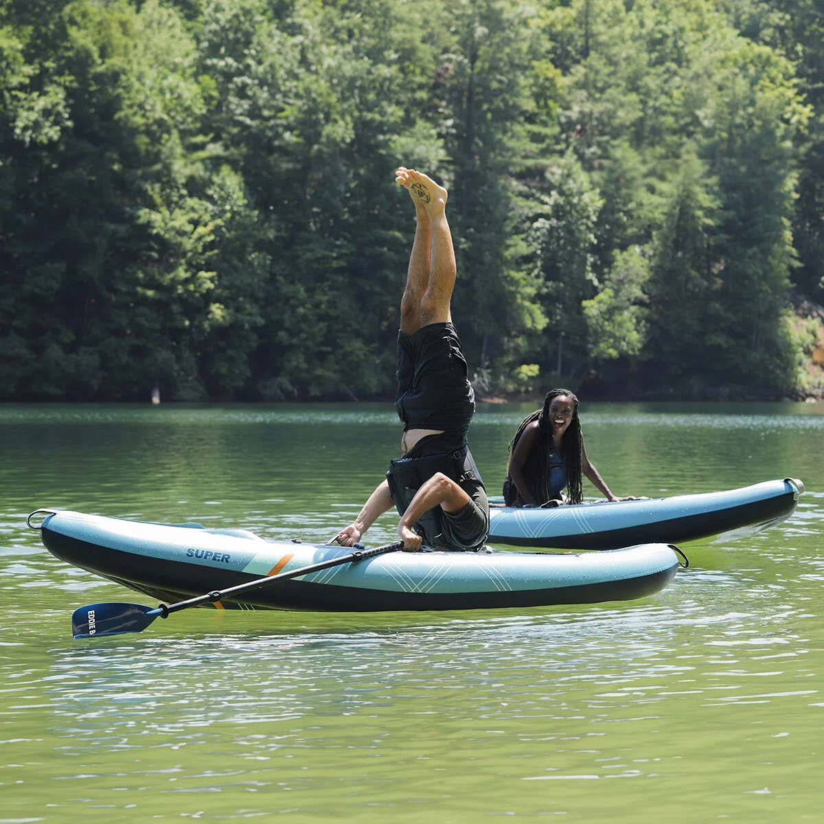 Eddie Bauer 10ft (3.3m) Super Inflatable Sit In Kayak - Image 6