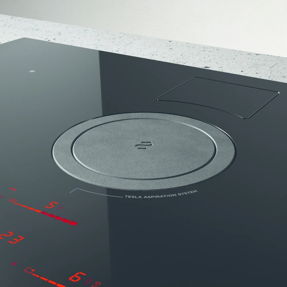 Elica NIKOLATESLA SWITCH RC 83cm Nikolatesla Switch Recirculation Venting Induction Hob – BLACK - Image 4