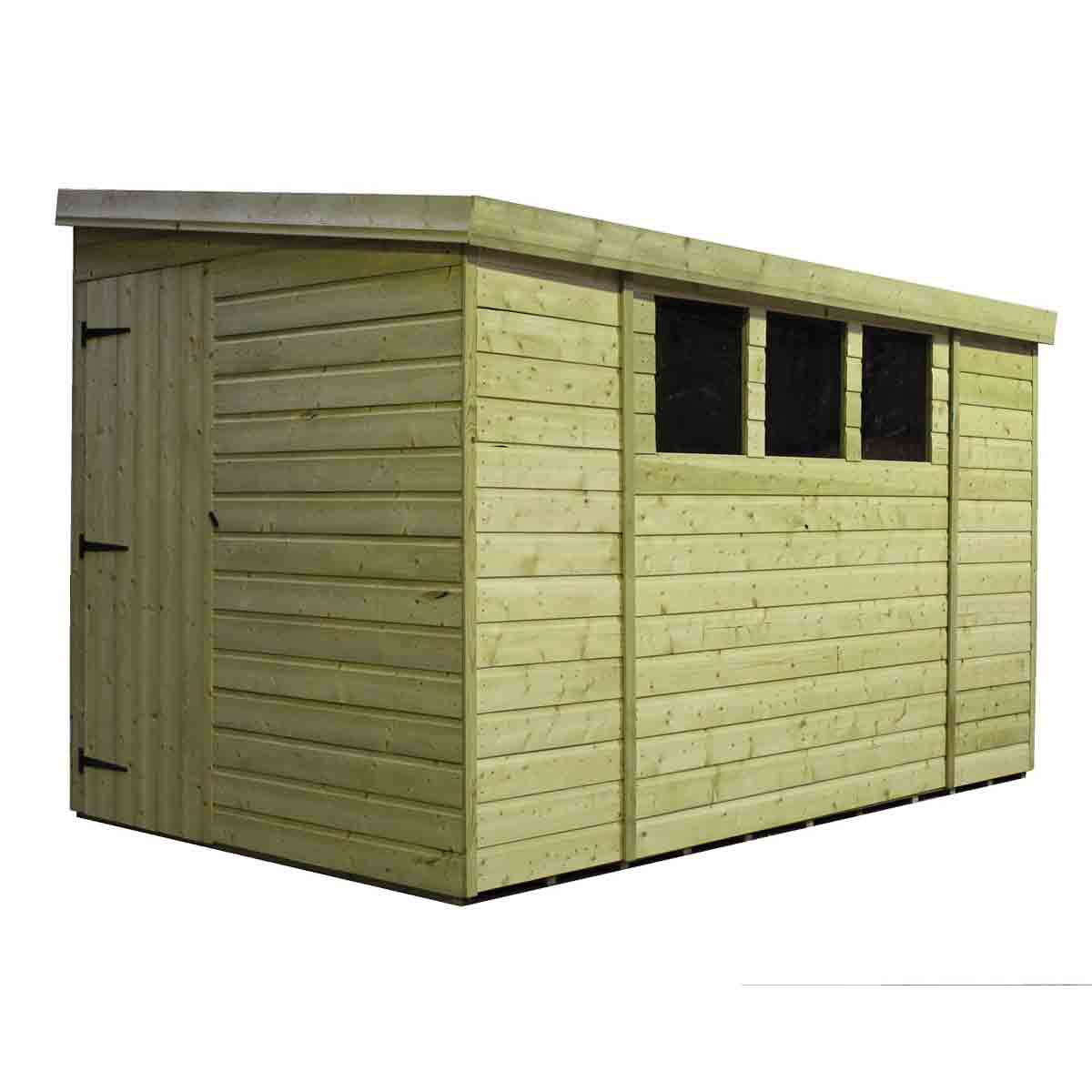 Empire 3000 Pent 9x5ft Wooden Garden Sheddoor Le Side Panel - Image 2