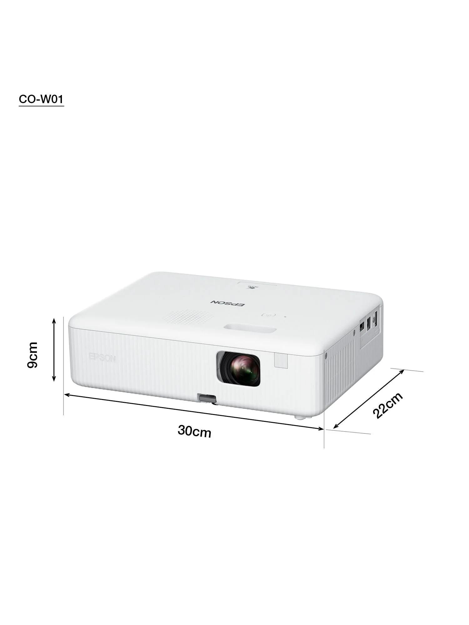 Epson Portable Projector 3000 Lumens 1200 x 800 Pixels Resolution 378" Screen Adjustable & Compact - Image 5