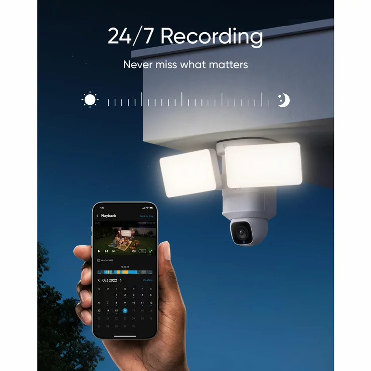 Eufy Floodlight E30 2K Smart Security Camera CCTV - No Monthly Fees - Image 6