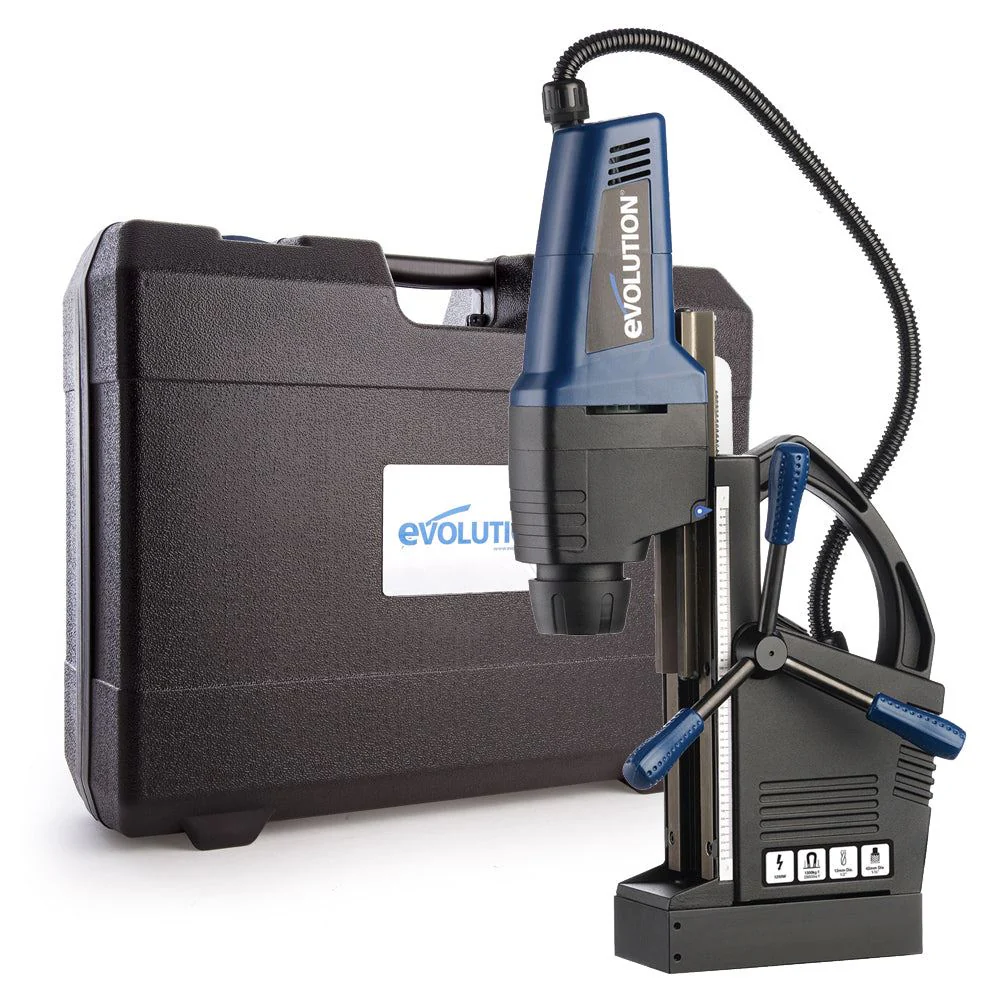 Evolution EVOMAG42 42mm Industrial Magnetic Drill 1200W 230V With Carry Case - 095-0001