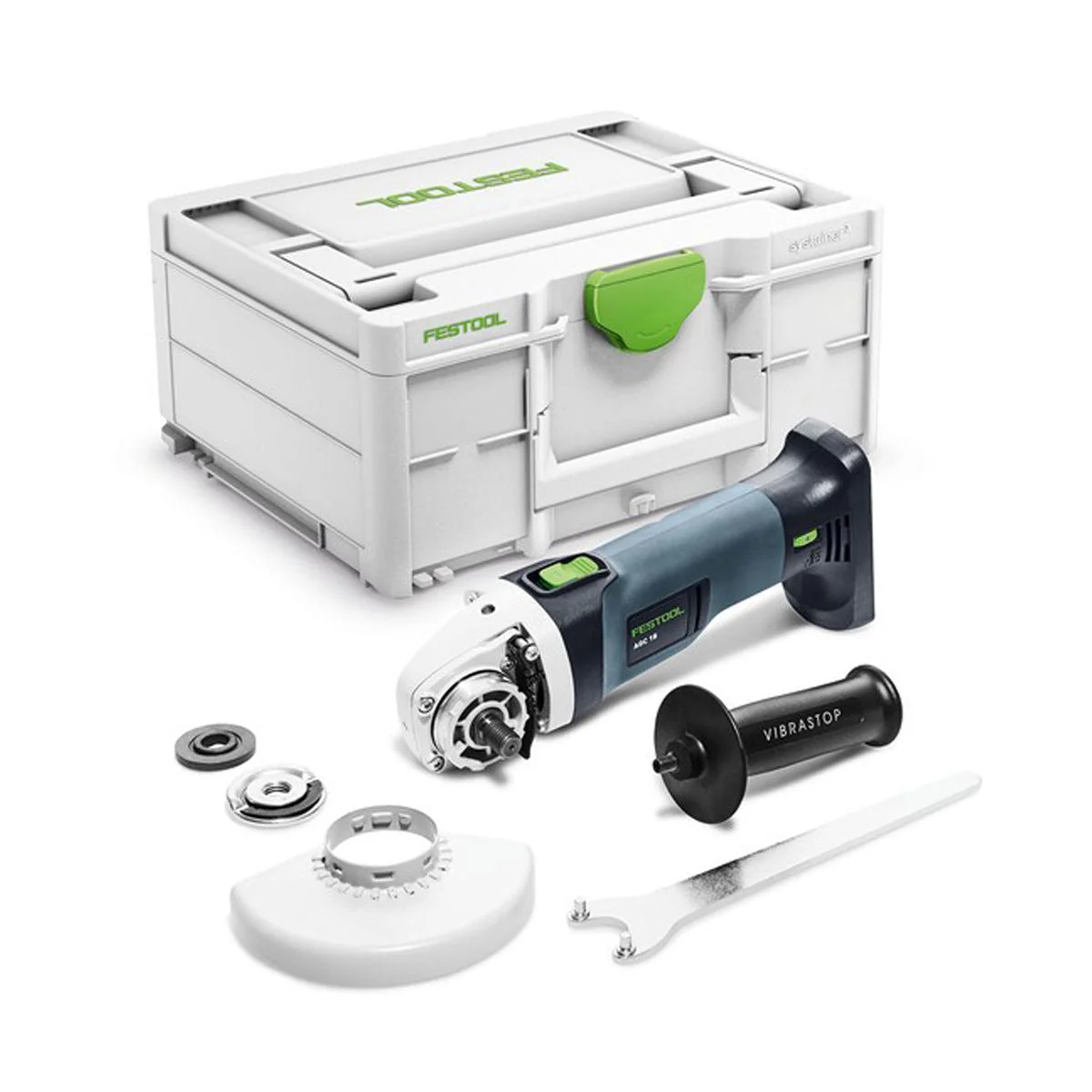 Festool AGC 18-125 EB-Basic GB 18V Brushless 125mm Angle Grinder Body With Systainer - 578369