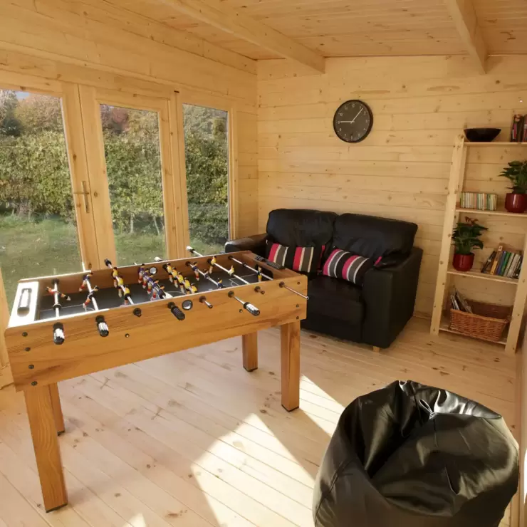Forest Garden Melbury 45mm Log Cabin 13ft 1" x 9ft 8" (4 x 3 m) - Image 5