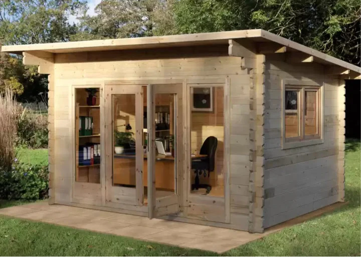 Forest Garden Melbury 45mm Log Cabin 13ft 1" x 9ft 8" (4 x 3 m) - Image 7