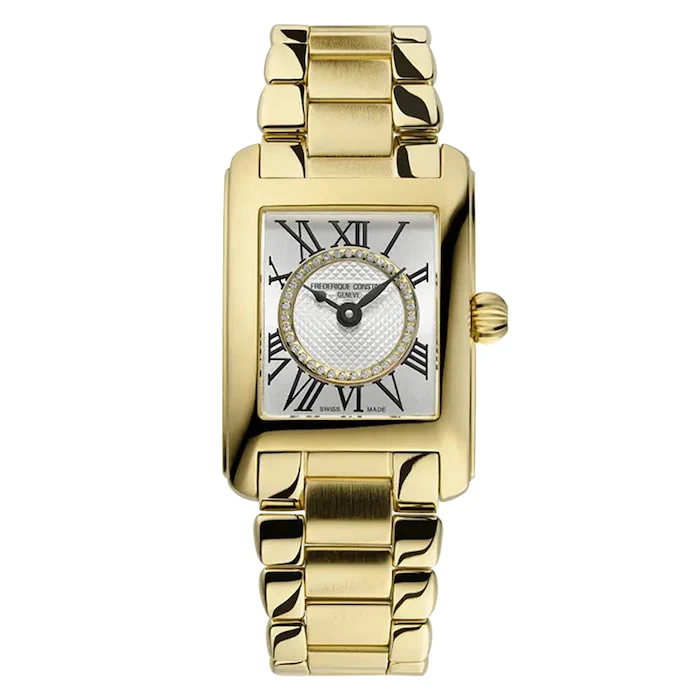 Frederique Constant Classics Carree 30mm X 21mm Ladies Watch Luxury Watch Swiss Made FC-200MCDC25B