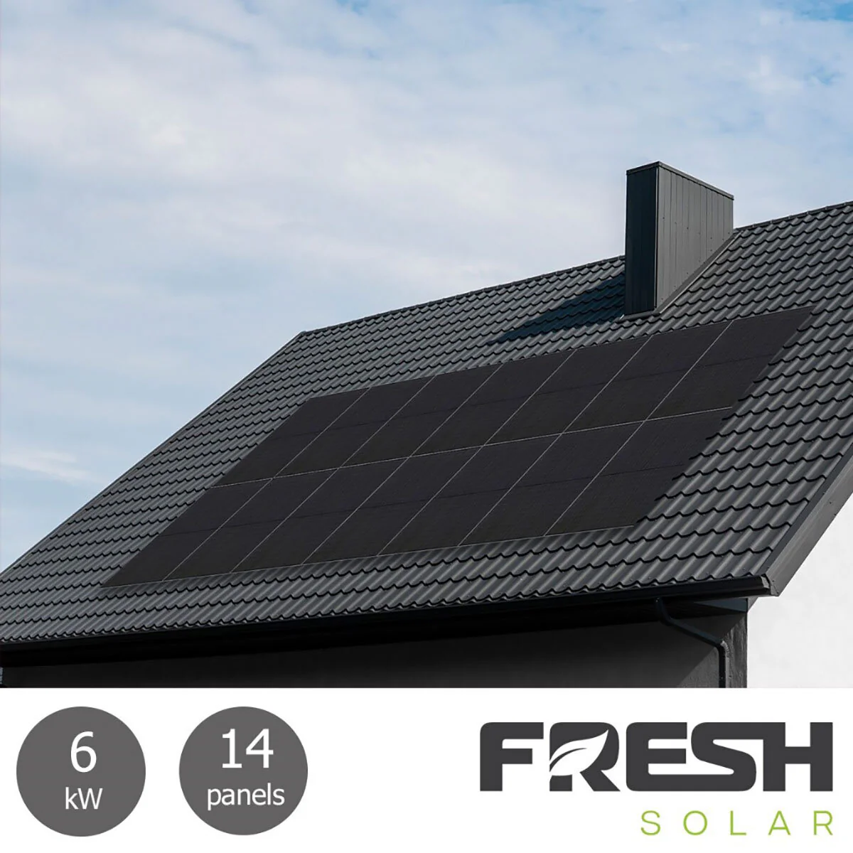 Fresh Solar 6.02kW Solar PV System [14 Panels] - Fully Installed