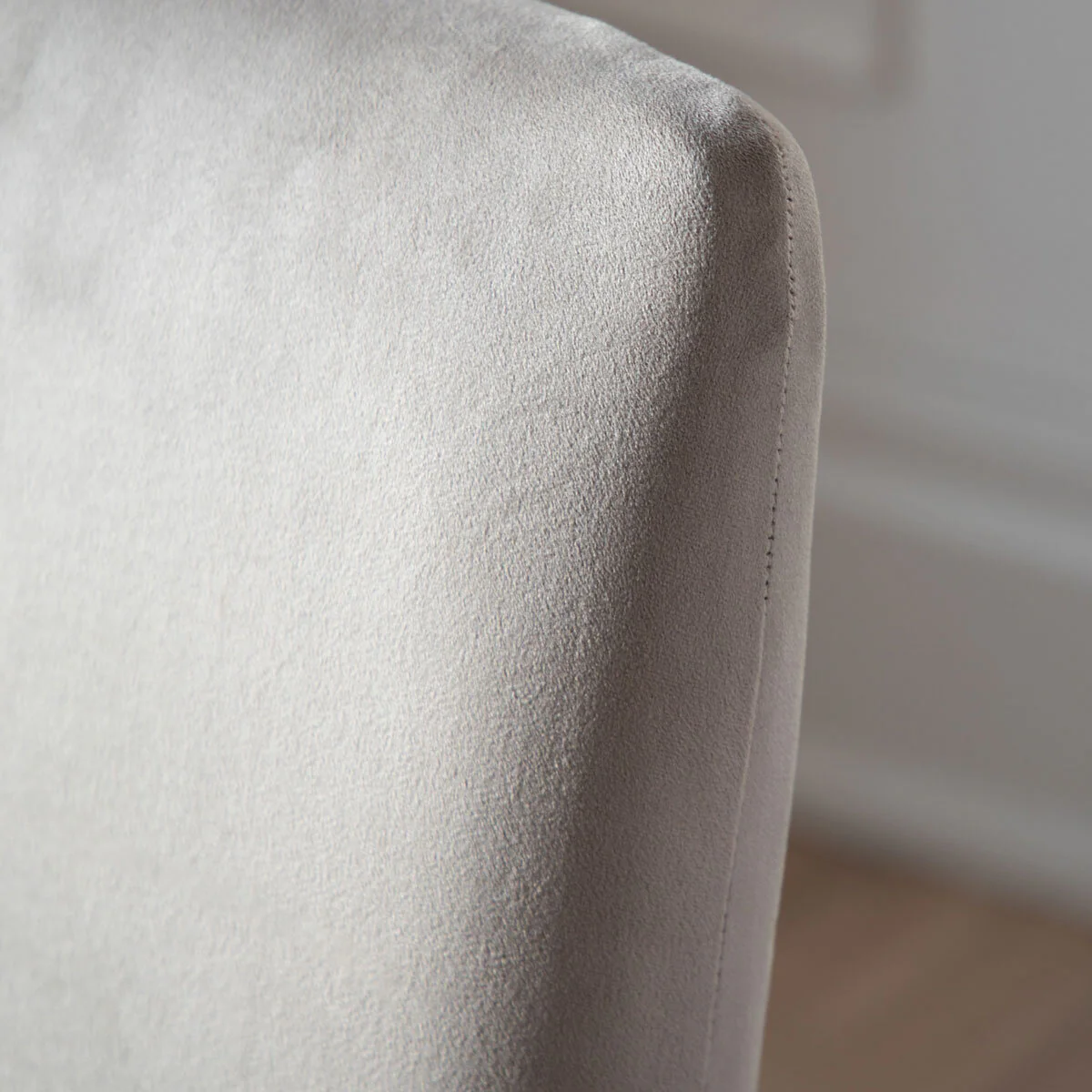 Gallery Highgrove Grey Velvet Dining Chair, 2 Pack - Image 4