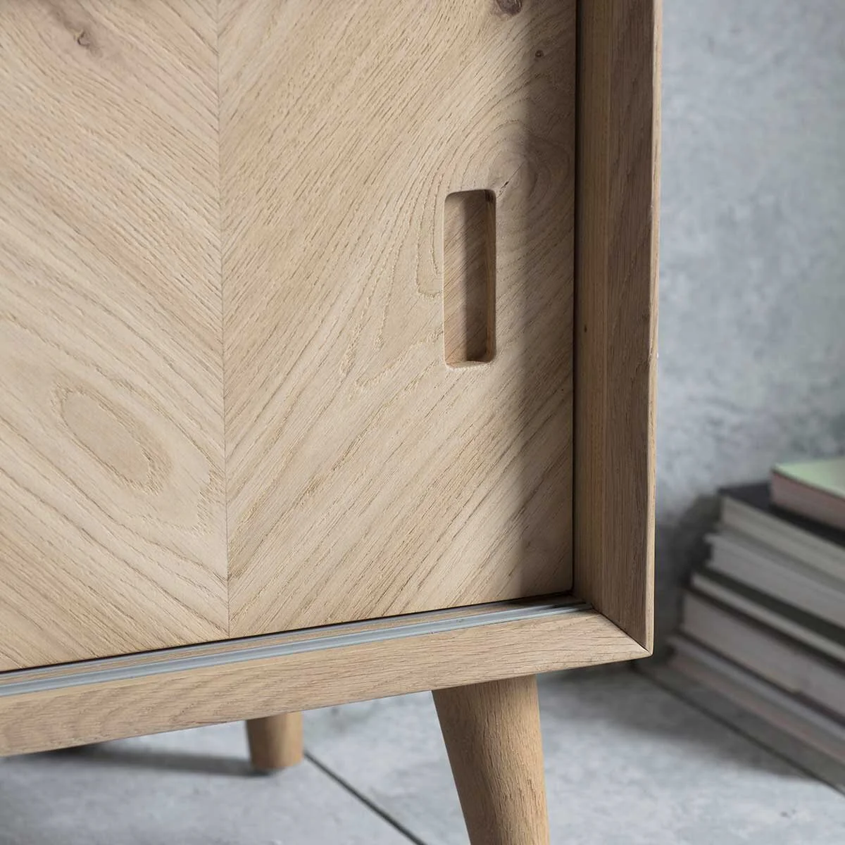Gallery Milano Oak Entertainment Unit for TV's up to 55" - Image 5